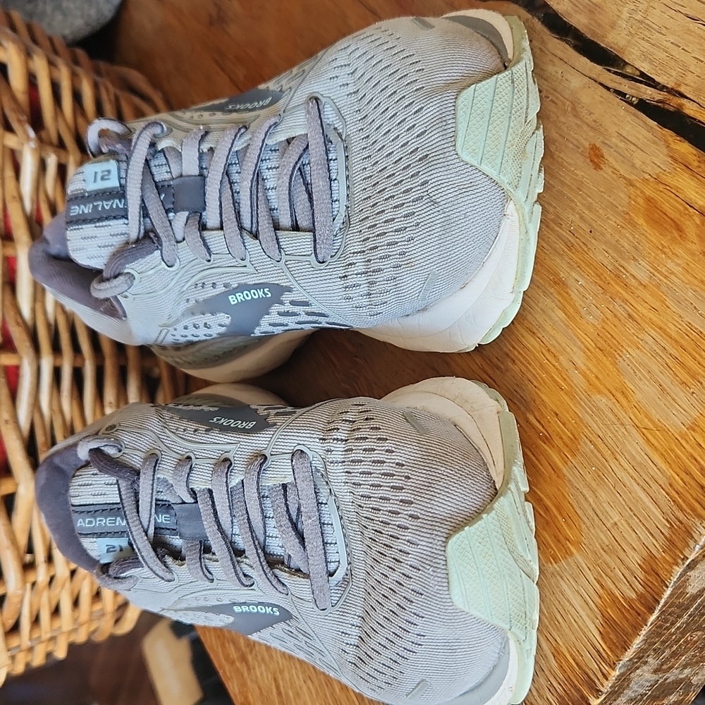 Brooks Adrenaline 21 Running Shoes Gray Size 6 - Picture 2 of 15